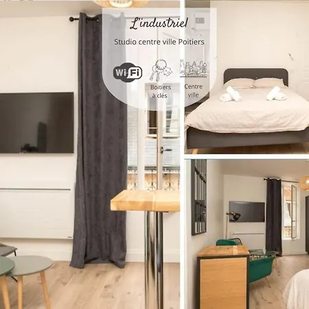 Grand Studio Style Industriel Dans Le Centre Historique Appartement *