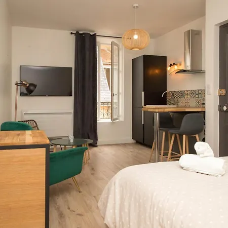 Grand Studio Style Industriel Dans Le Centre Historique